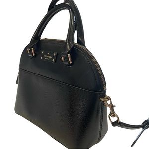 KATESPADE CROSSBODY BLACK LEATHER BAG